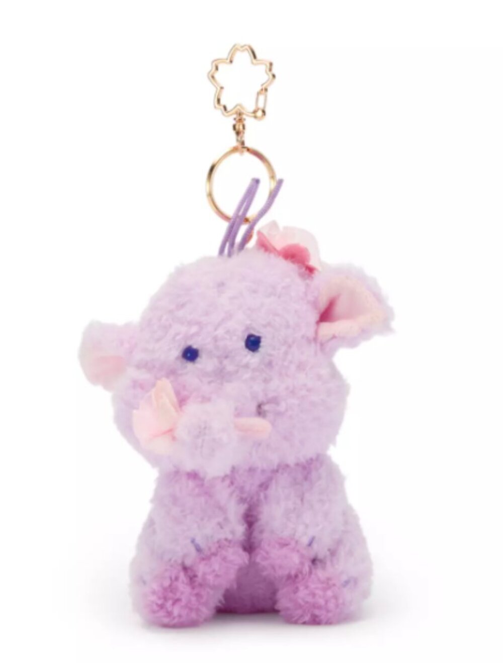 Disney Lumpy Sakura Plush Keychain Winnie the Pooh Disney Store Japan